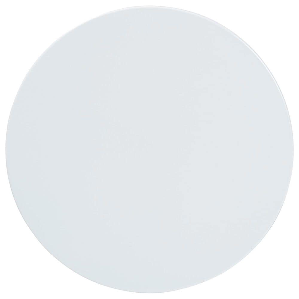 Baxton Studio Ulmer Patio Side Table in White, , large