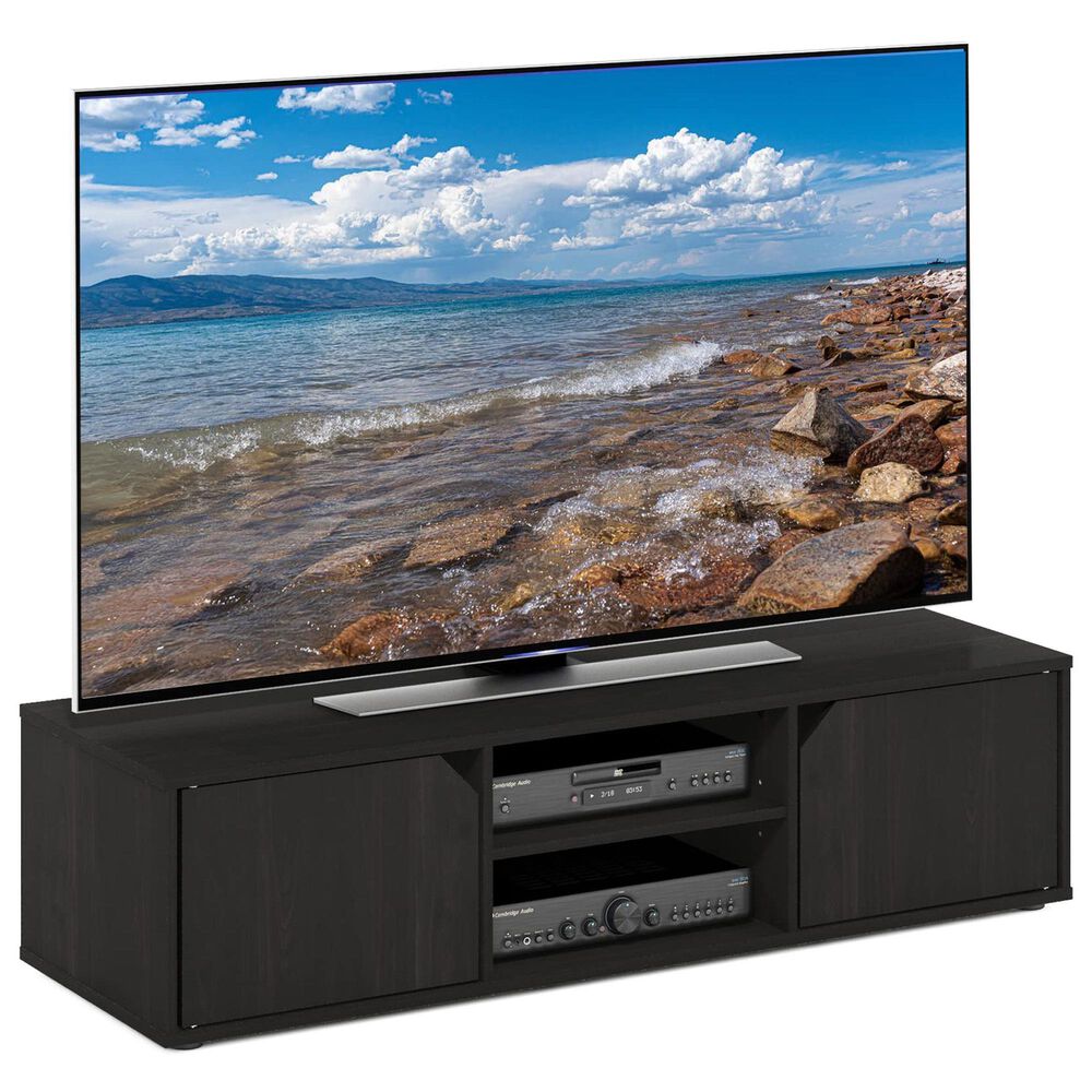 HOMLUX 47.2" TV Stand with 2-Door in Espresso, , large