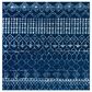 Safavieh Tulum 3" Square Navy and Ivory Area Rug, , large