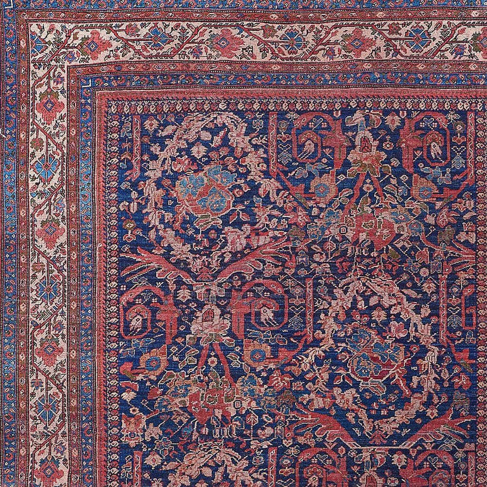 Feizy Rawlins 2&#39;7&quot; x 8&#39; Navy and Multicolor Runner, , large