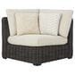 Ashley Kimora Patio Corner Chair in Beige, , large