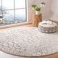 Safavieh Tulum TUL270A 3" Round Ivory and Grey Area Rug, , large