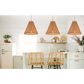 Creative Coop Rosemary 1-Light Small Pendant with Natural Shade, , large