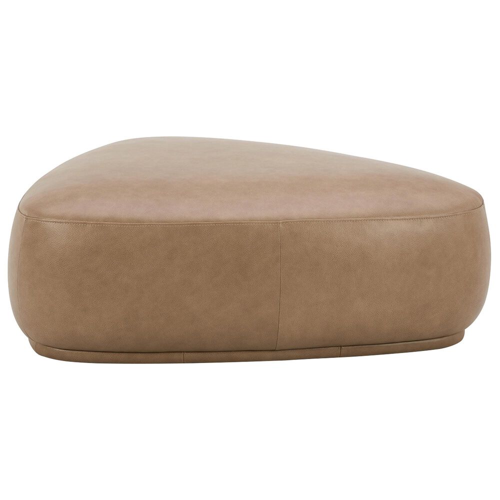 Jennifer Taylor Home Pebble 44&quot; Cocktail Ottoman in Tuscan Tan Brown, , large