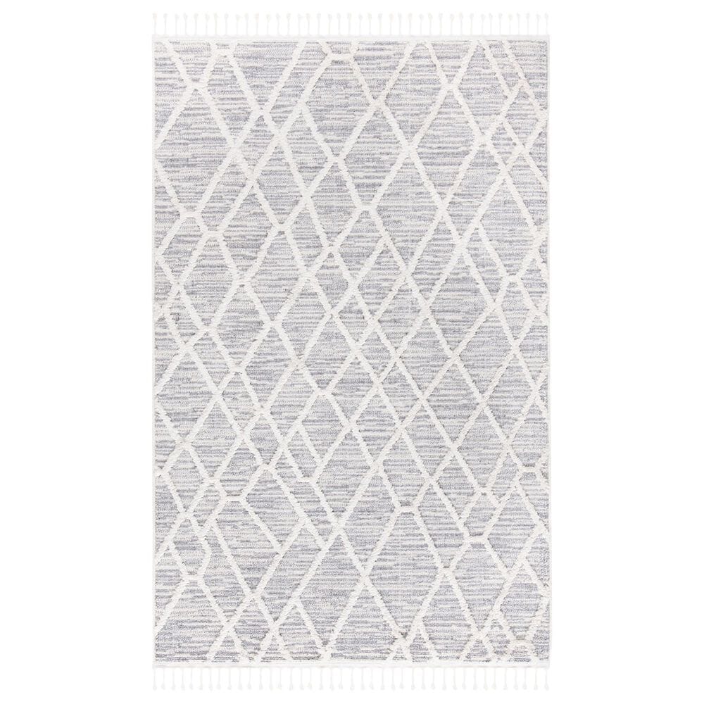 Safavieh Marrakesh MRK514 4" x 6" Ivory and Grey Area Rug, , large