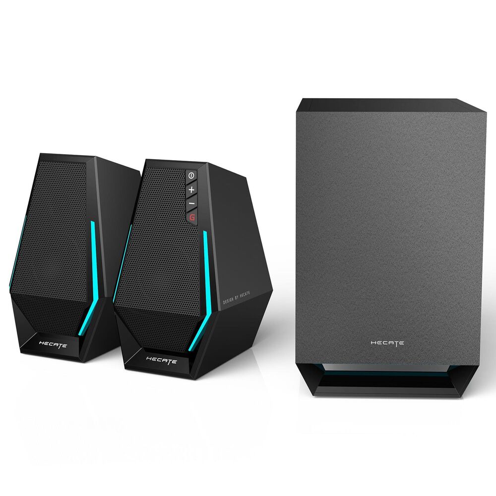 Edifier G1500 Max 2.1 Gaming Speaker System with RGB Lights in Black, , large