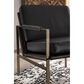 Ashley Puckman Leather Accent Chair in Black, , large