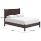 Ashley Pamytta Queen Panel Platform Bed in Rich Brown, , large