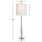 Uttermost Sceptre Buffet Lamp in Polished Nickel, , large