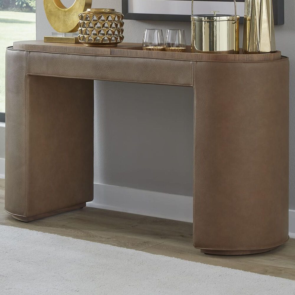 Urban Home Yeal Console Table in Medium Brown, , large
