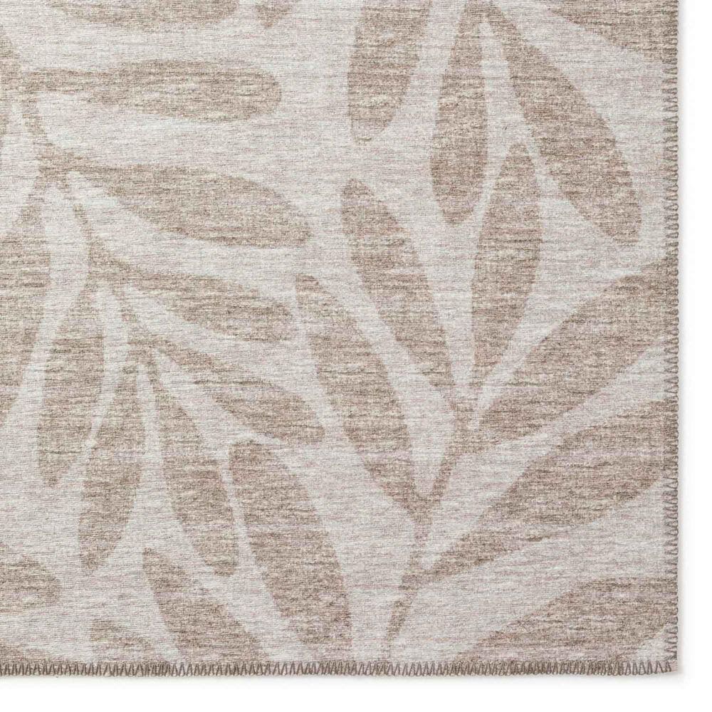 Dalyn Rug Company Sedona Floral 2&#39;3&quot; x 12&#39; Putty Indoor/Outdoor Performance Runner, , large