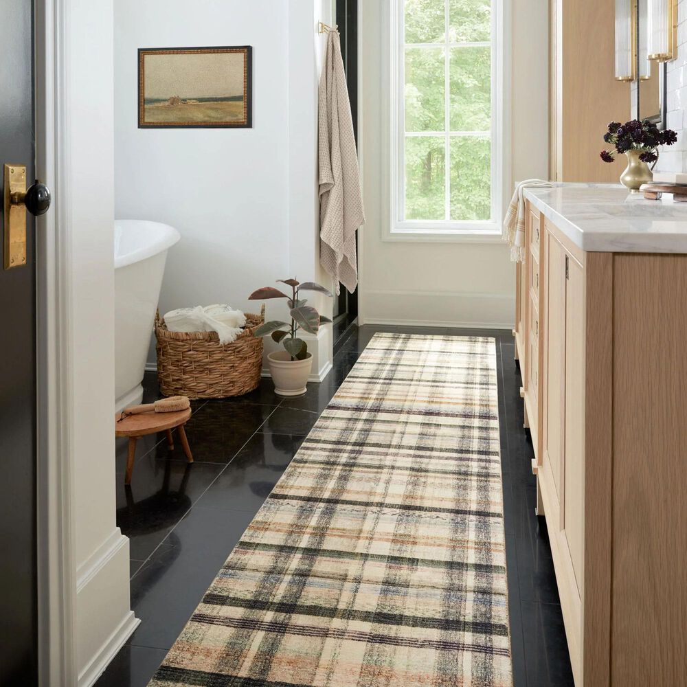 Chris Loves Julia x Loloi Humphrey 2&#39;3&quot; x 9&#39;6&quot; Ivory and Multicolor Runner, , large