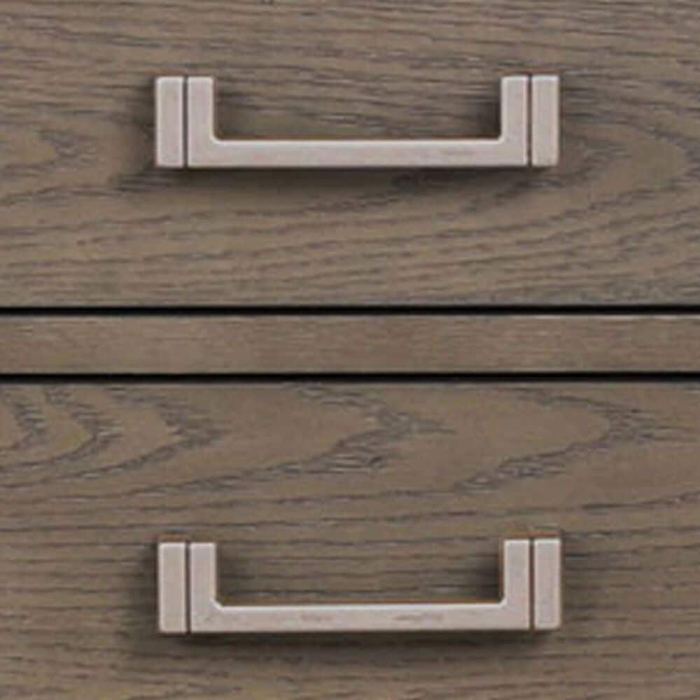 Lexora Home Norwalk 80&quot; Double Bathroom Vanity in Grey Oak with White Cultured Marble Top  and Rectangle Sink, , large
