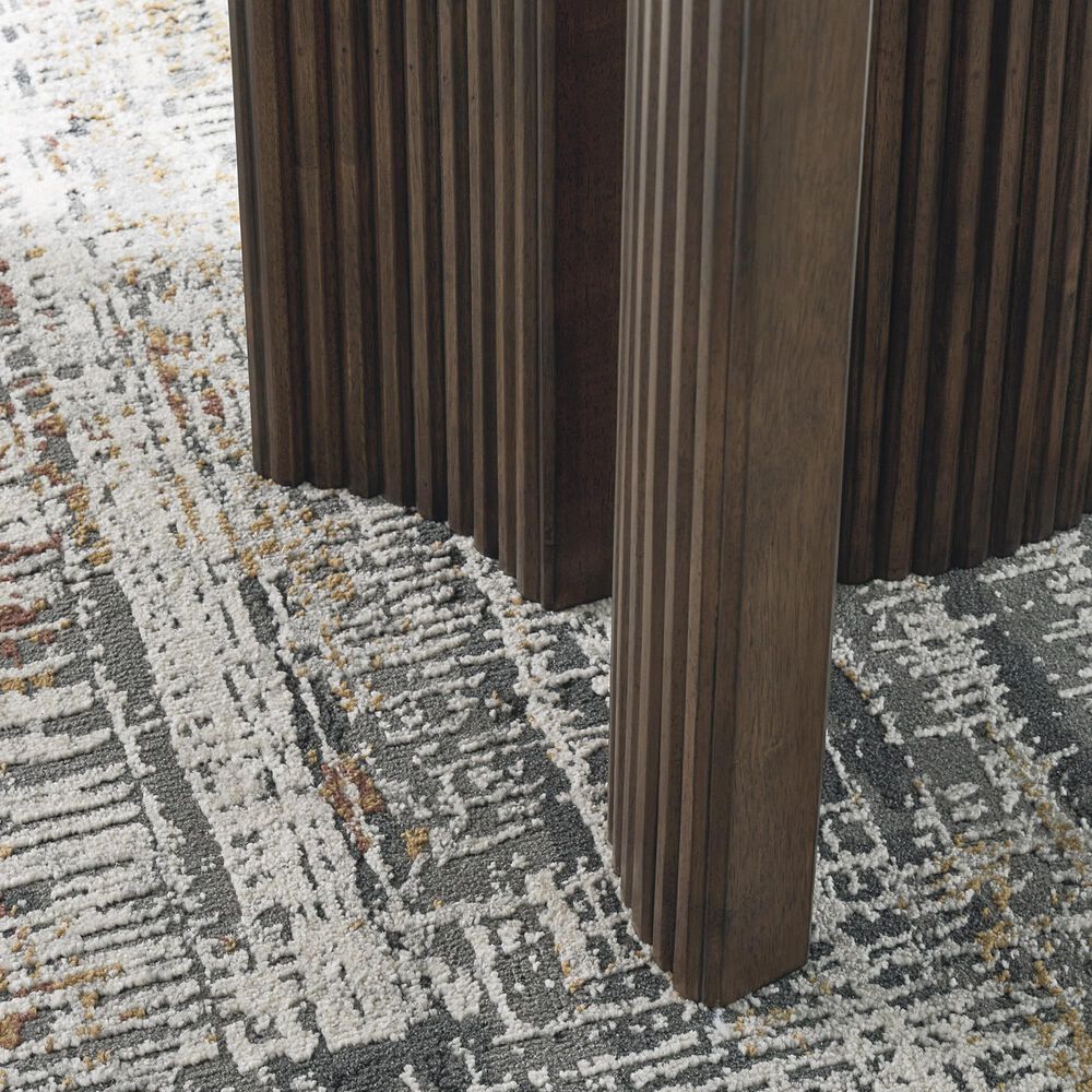 Ashley Korestone End Table in Dark Brown, , large