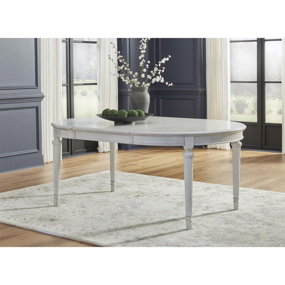 Ashley Montelaine Oval Dining Table in Antique White - Table Only, , large
