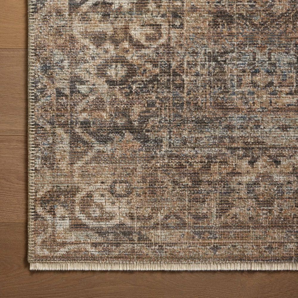 Loloi Heritage 2&#39;5&quot; x 10&#39; Mocha and Denim Runner, , large