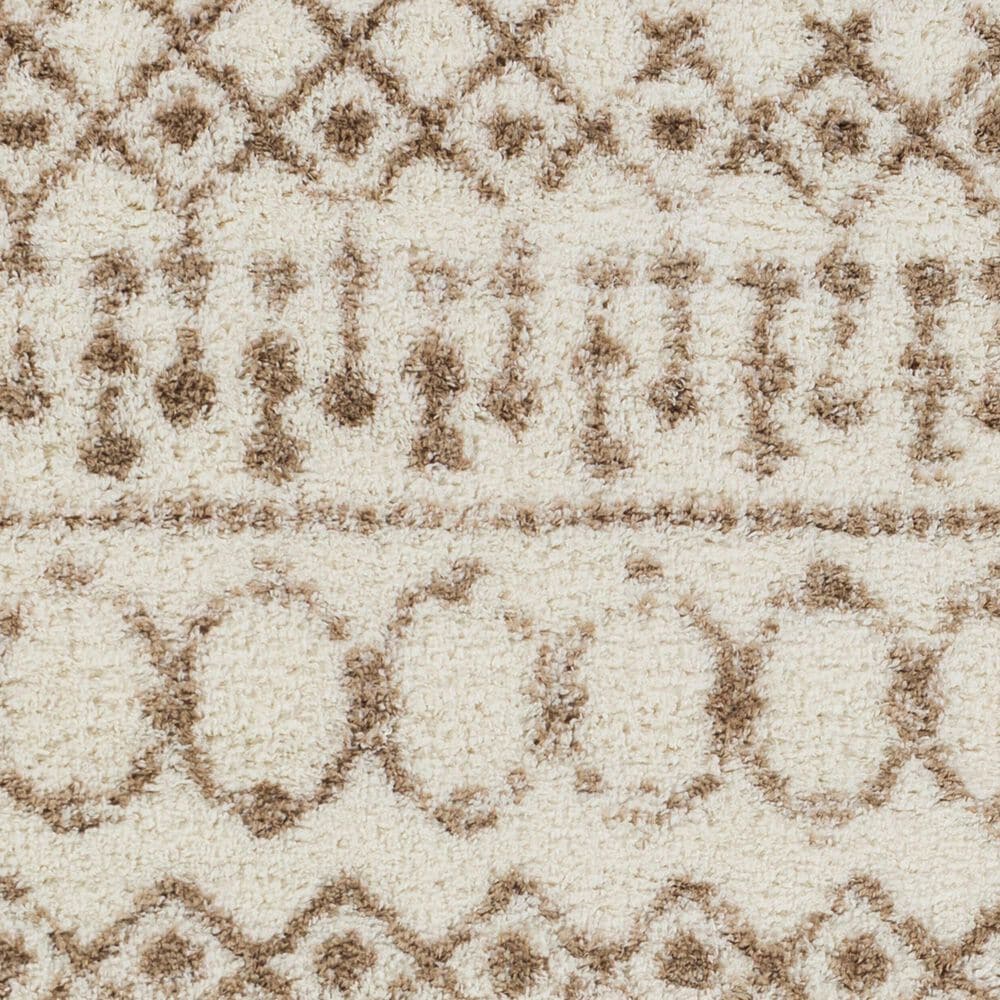 37B Aliyah Shag Tan and Cream 2&#39; x 2&#39;11&quot; Area Rug, , large