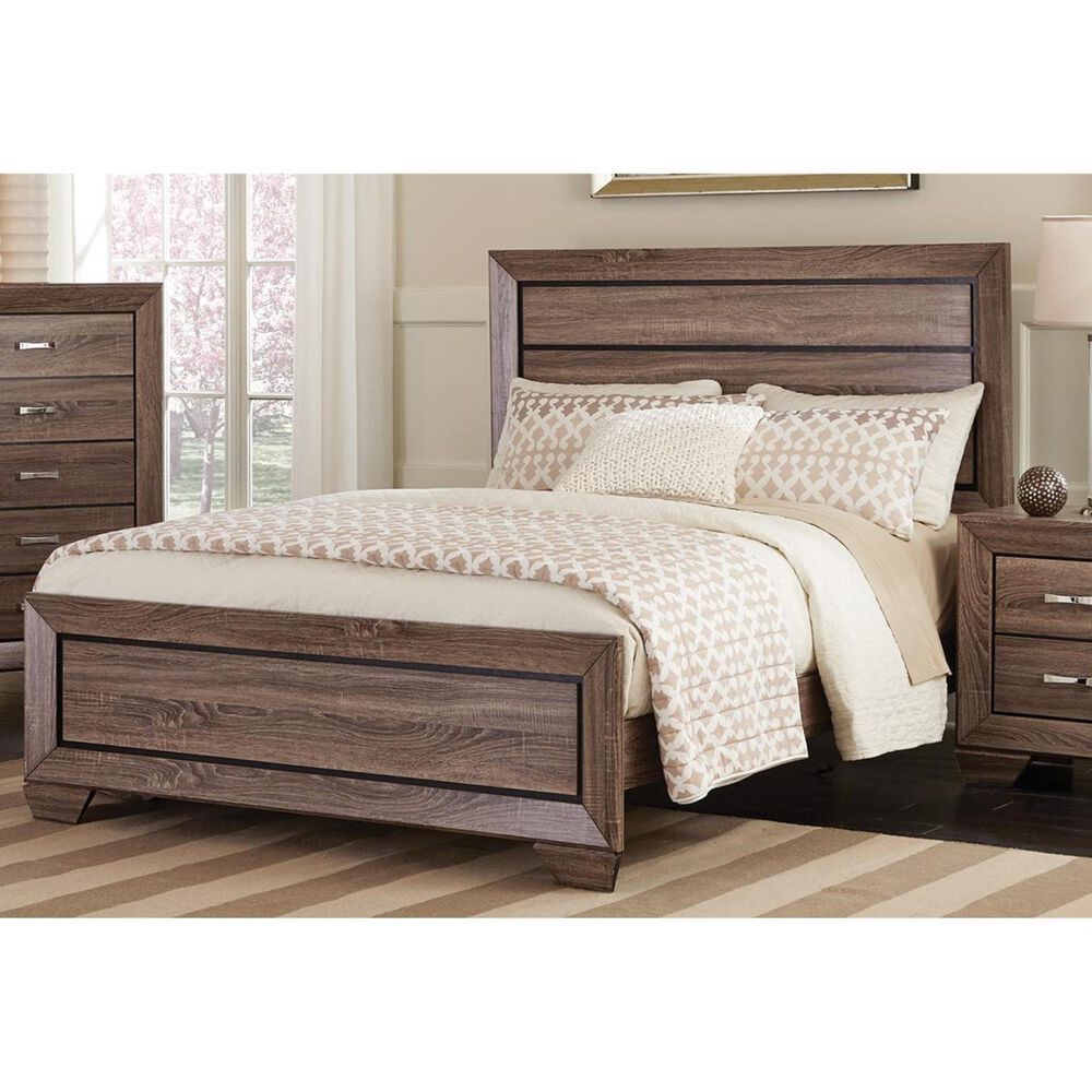 Pacific Landing Kauffman California King Bed in Washed Taupe, , large