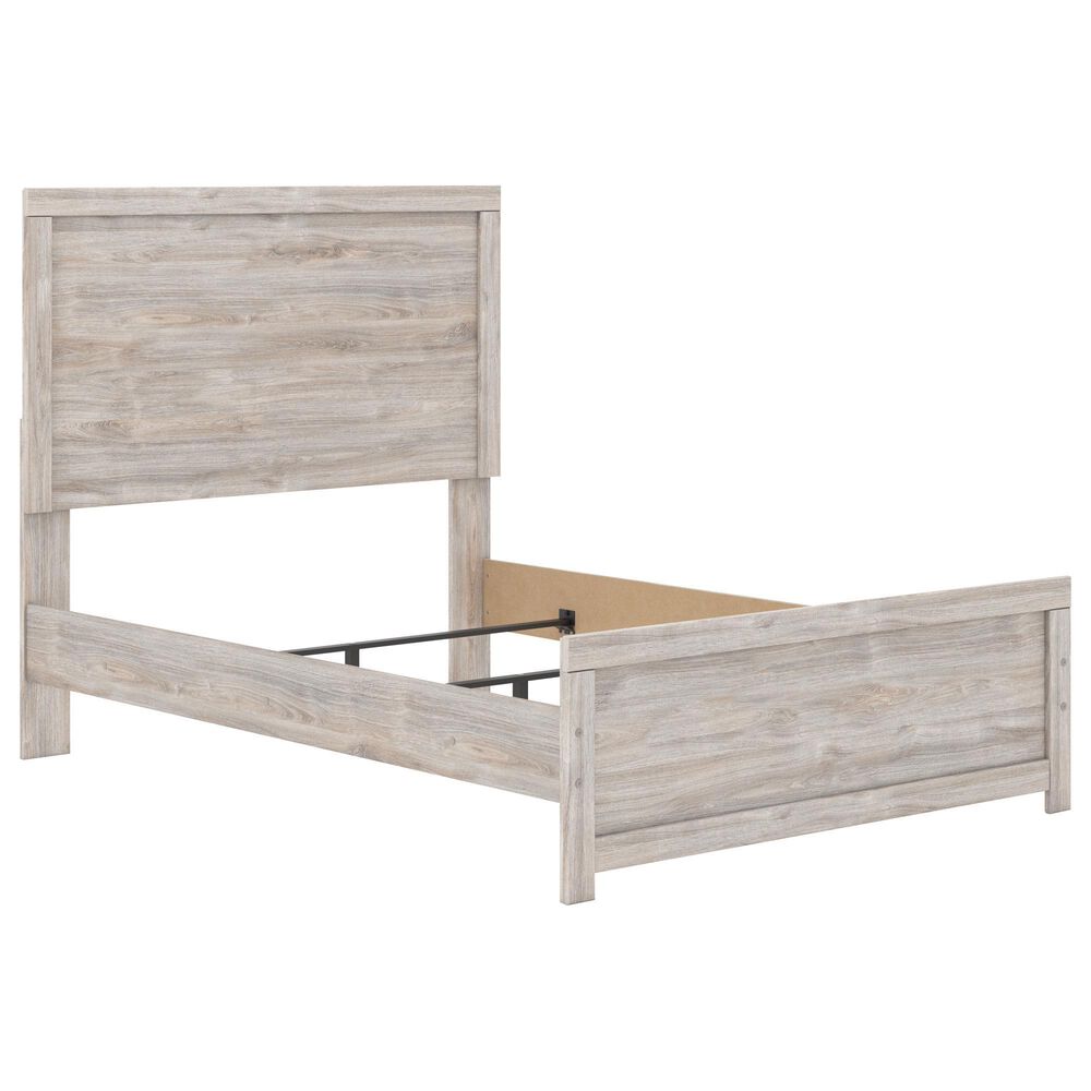 Ashley Broachmyn 4 Piece Full Bedroom Set in Light Gray, , large