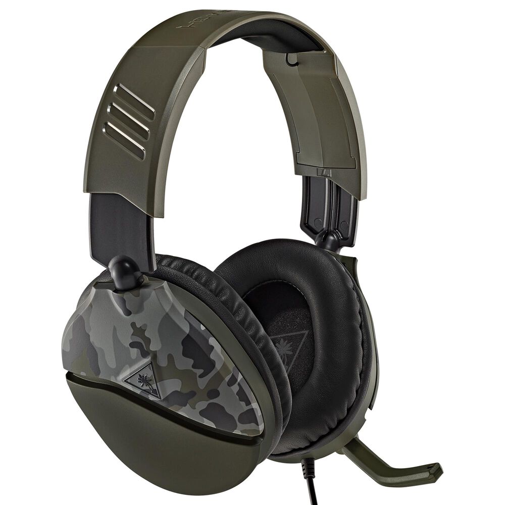 Turtle Beach Recon 70 Gaming Headsets in Green Camo, , large