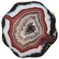 Safavieh Celeste Faux Agate Side Table in Maroon and Gold, , large