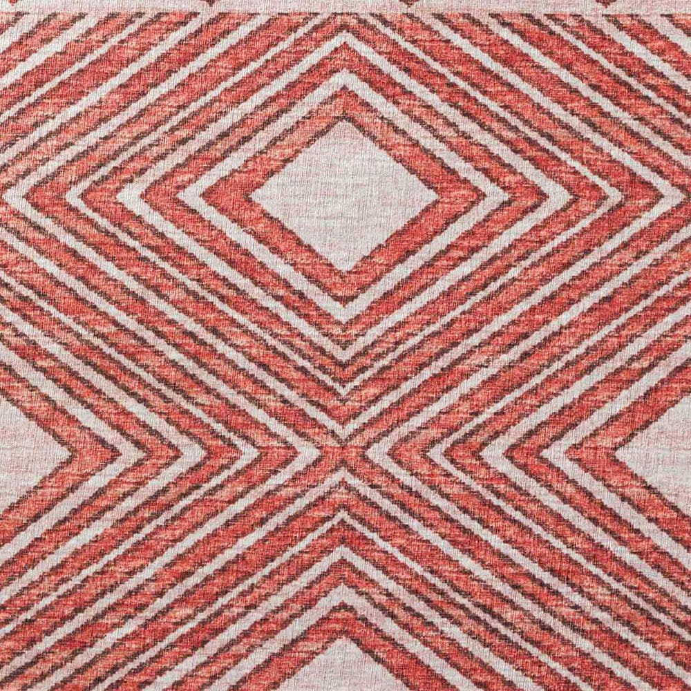 Dalyn Rug Company Sedona Geometric 2&#39;3&quot; x 7&#39;6&quot; Paprika Indoor/Outdoor Area Performance Rug, , large