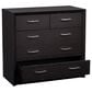 CorLiving Newport 5 Drawer Dresser in Black Oak, , large