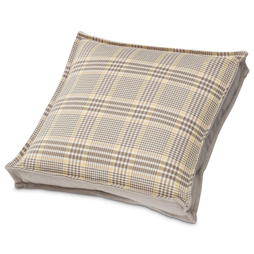 Vista Haus Newport Leeds 17&quot; x 17&quot; Square Throw Pillow in Dove, , large