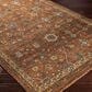 Surya Reign 6" x 9" Dark Brown, Black, Beige, Dusty Pink, Blue and Medium Green Area Rug, , large