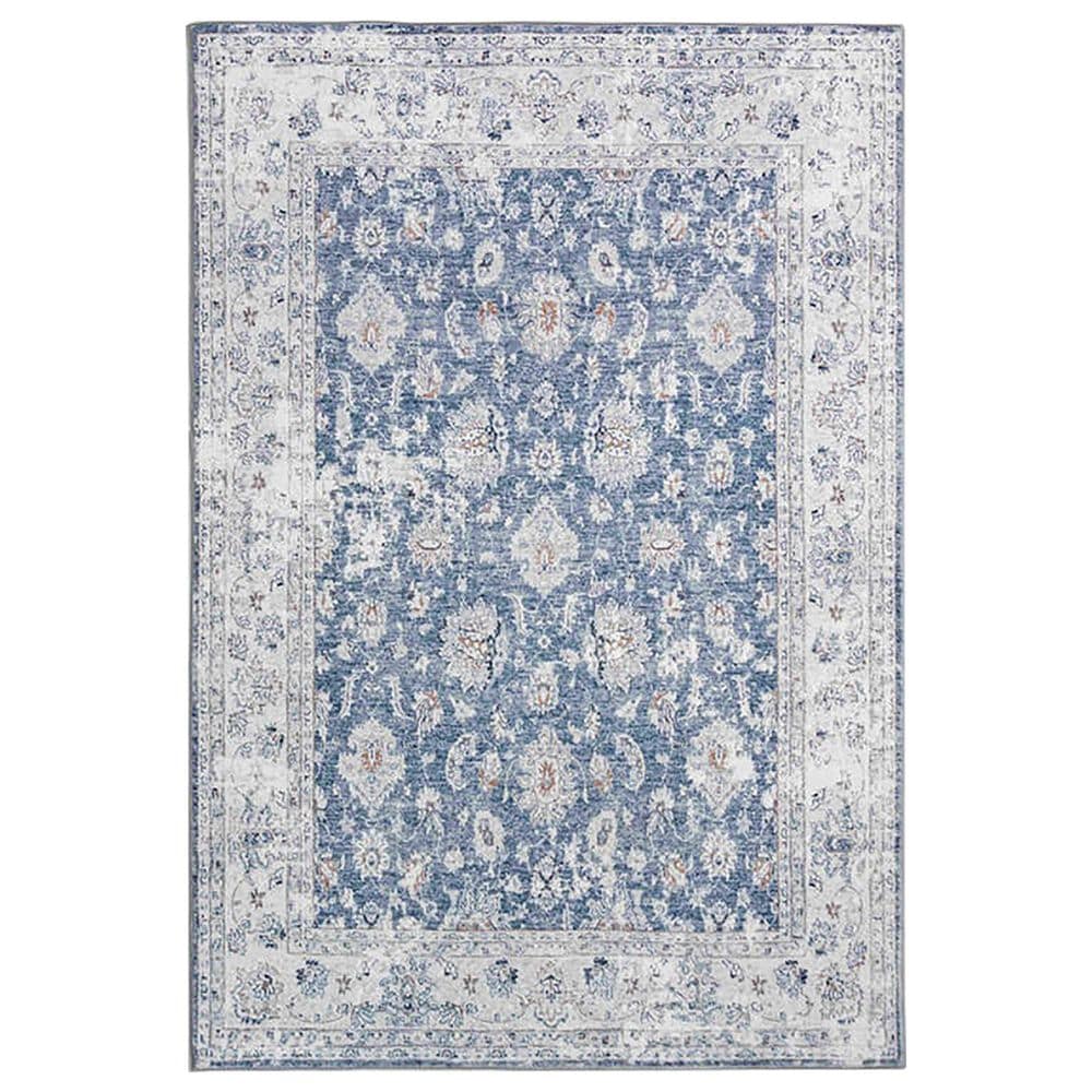 Central Oriental Trisha Yearwood Belmont Malian 3"3" x 5"3" Blue and Ivory Area Rug, , large