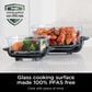 Shark Crispi 4-In-1 Portable Glass Air Fryer Cooking System in Sage Green, , large