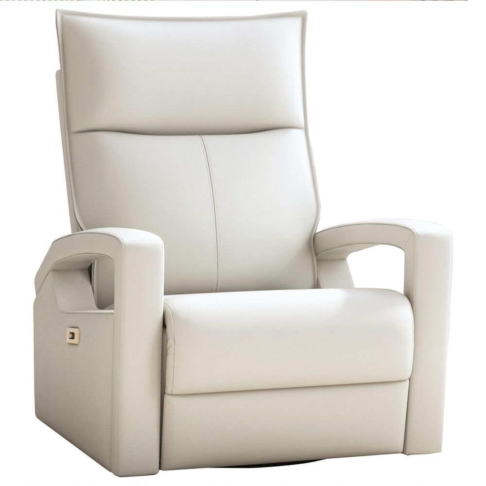 Mayberry Hill Eco Power Swivel Glider Recliner in Del Mar Cream, , large