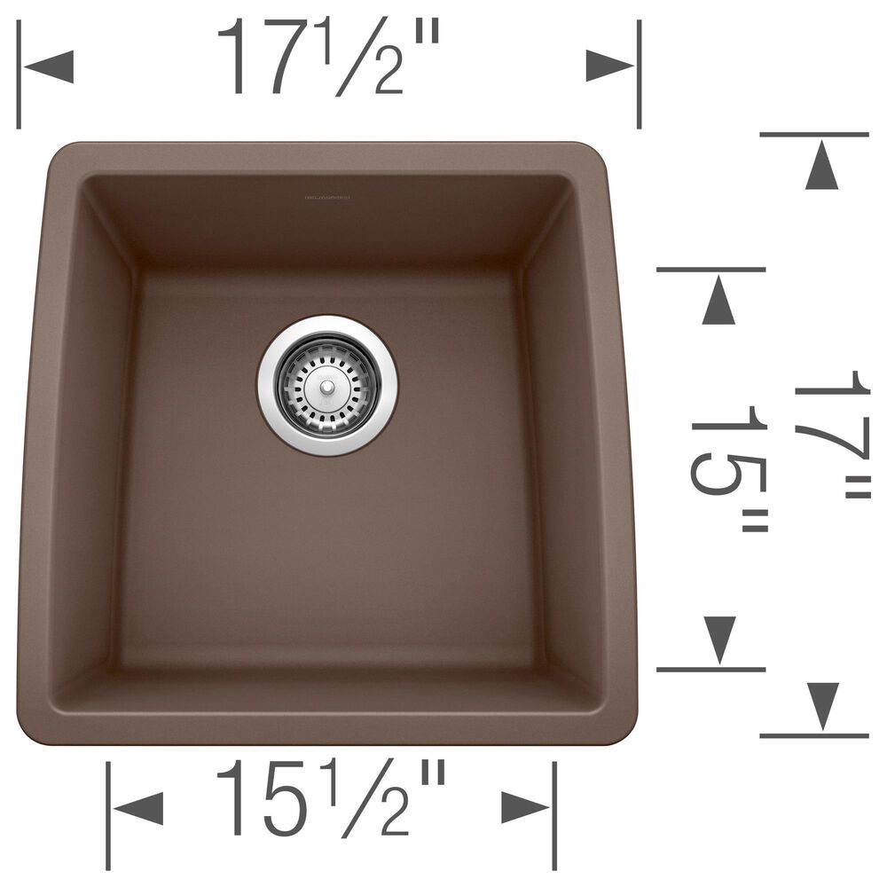 Blanco Performa 18&quot; Bar Sink in Cafe, , large