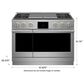 Monogram 48" Dual-Fuel Professional Range with 4 Burners, Grill and Griddle in Stainless Steel, , large