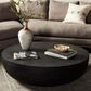 Four Hands Marlow Basil Round Coffee Table in Aged Grey, , large