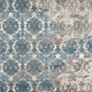 Nourison Karma KRM05 9"3" x 12"9" Blue and Ivory Area Rug, , large
