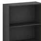 HOMLUX 3-Tier Display Bookshelf with Adjustable Shelves in Blackwood, , large