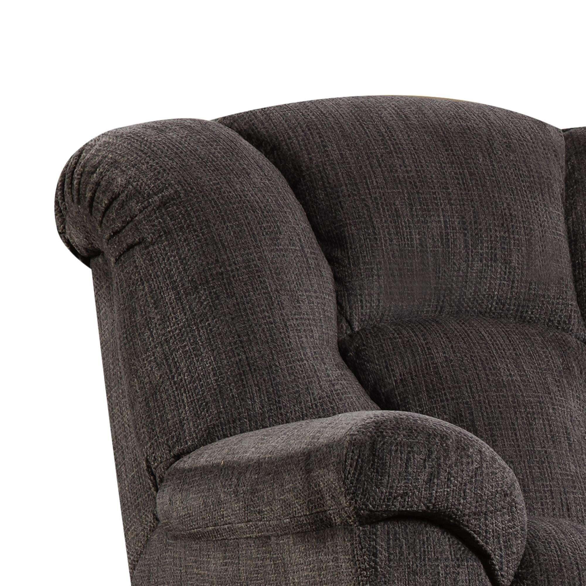 HomeStretch Transformer Manual Rocker Recliner in Gray