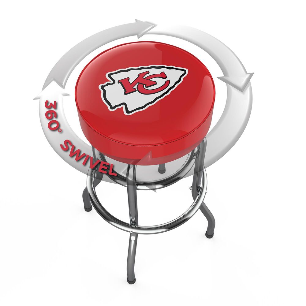 Imperial International Kansas City Chiefs Swivel Bar Stool, , large