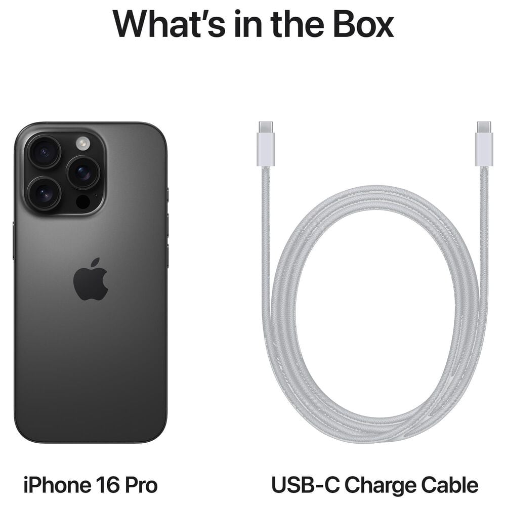Apple iPhone 16 Pro 512GB in Black Titanium, , large