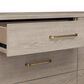 Urban Home Gardenia 6-Drawer Oak Wood Dresser in Chai, , large