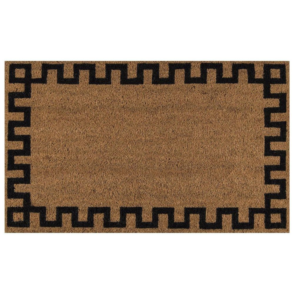 Momeni Erin Gates Park PAR-4 1"6" x 2"6" Natural Door Mat, , large