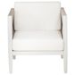 Linon Home Decor Claiborne Patio Arm Chair in Soft White, , large