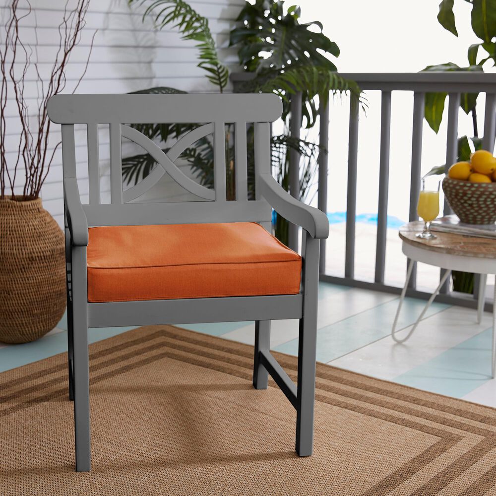 Sorra Home Sunbrella 20" Cushion in Canvas Rust, , large