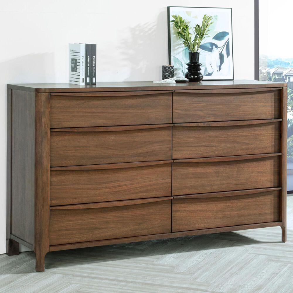 Coaster Maderia 8-Drawer Dresser in Walnut, , large