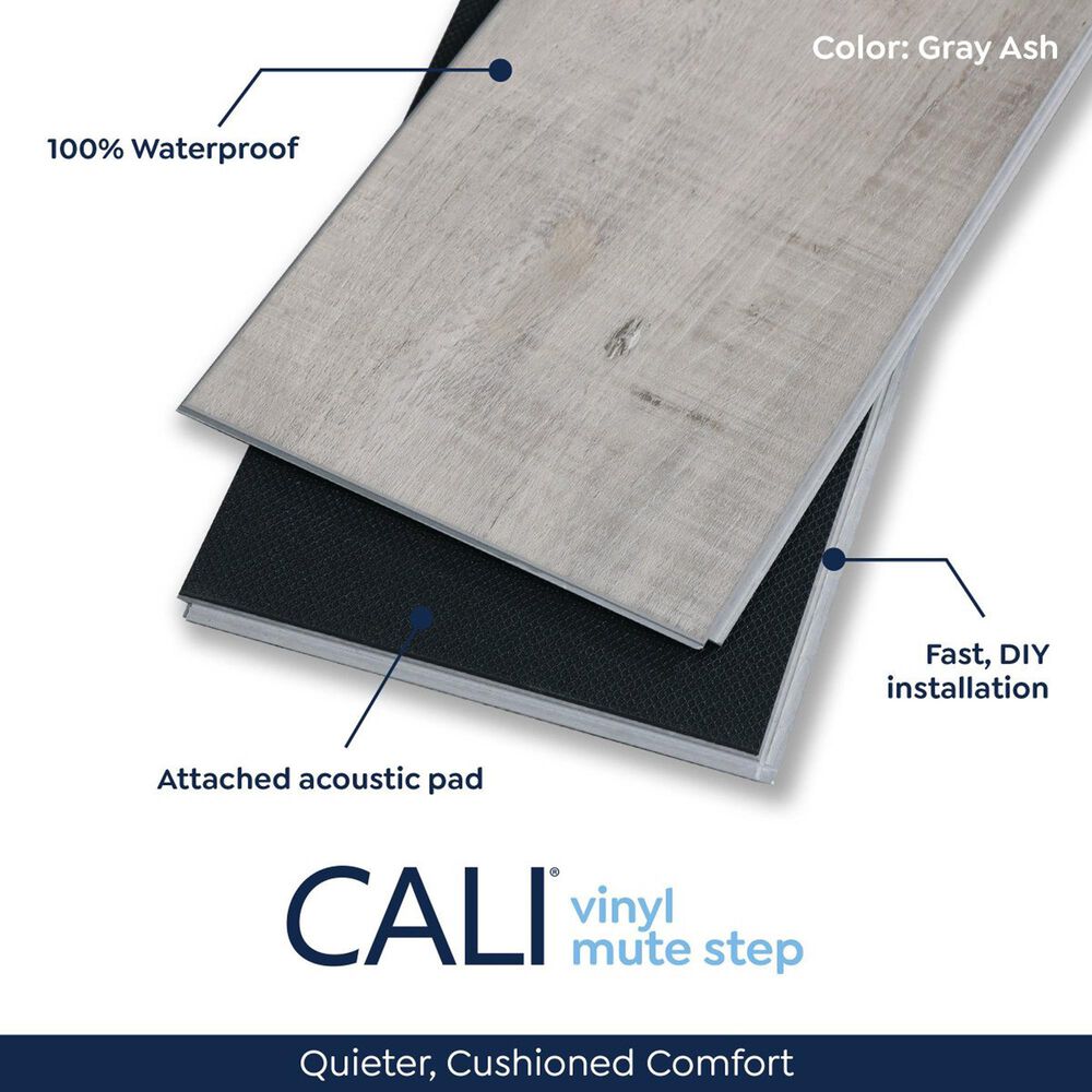 CALI Windansea Gray Ash Pro 7&quot; x 48&quot; Luxury Vinyl Plank, , large