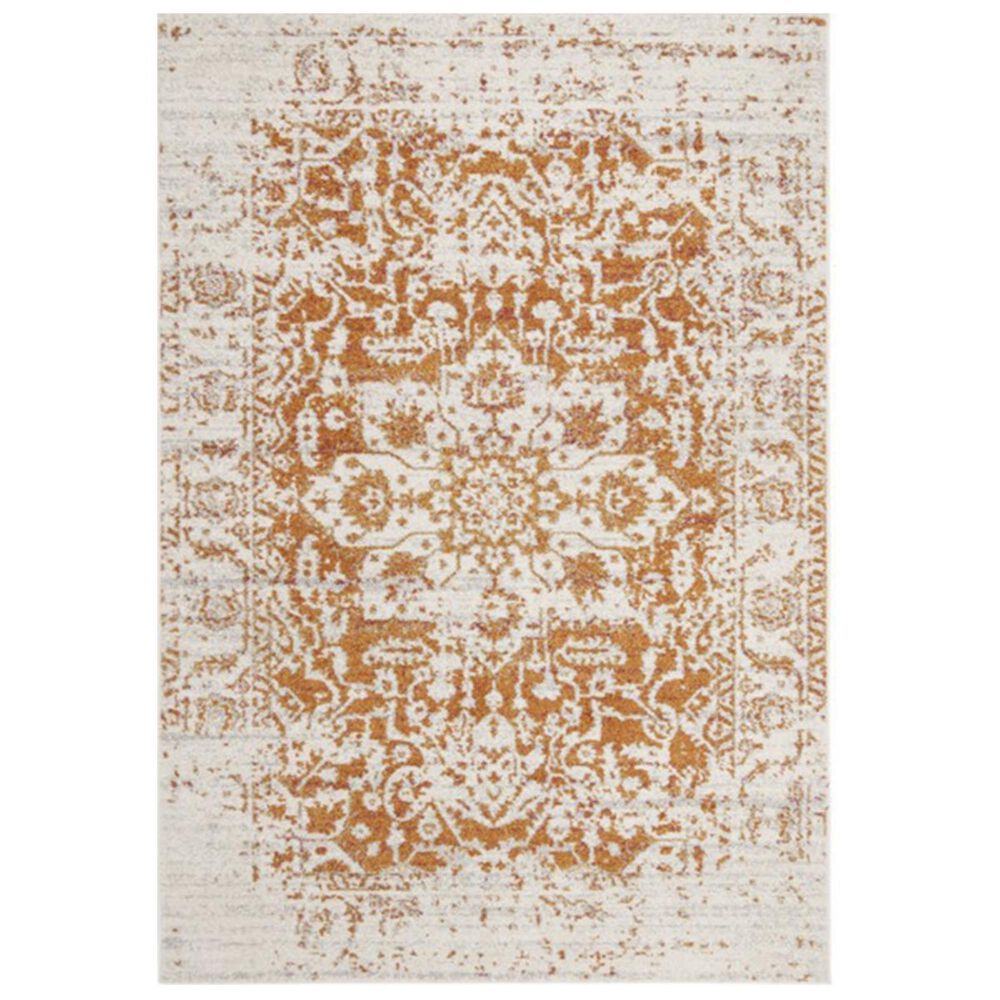 Safavieh Madison MAD603P 2"3" x 12" Orange and Ivory Runner, , large