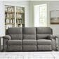 Ashley Scranto Manual Reclining Sofa in Brindle, , large