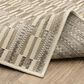 ROW by Oriental Weavers Zarina ZAR03 Beige and Ivory 6"7" x 9"2" Indoor/Outdoor Area Rug, , large