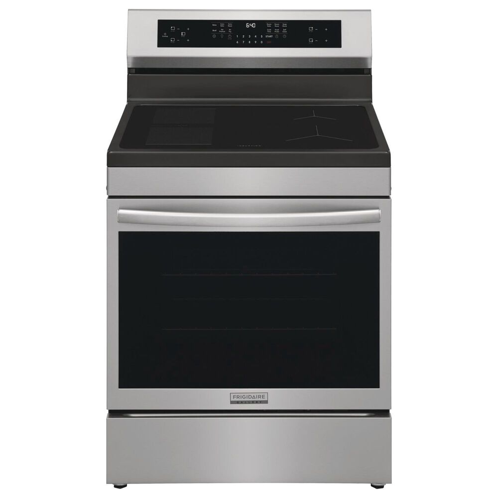 Frigidaire Gallery 2-Piece Kitchen Package with 5.3 Cu. Ft. Freestanding Induction Range and 30" Over-The-Range Microwave in Stainless Steel, , large